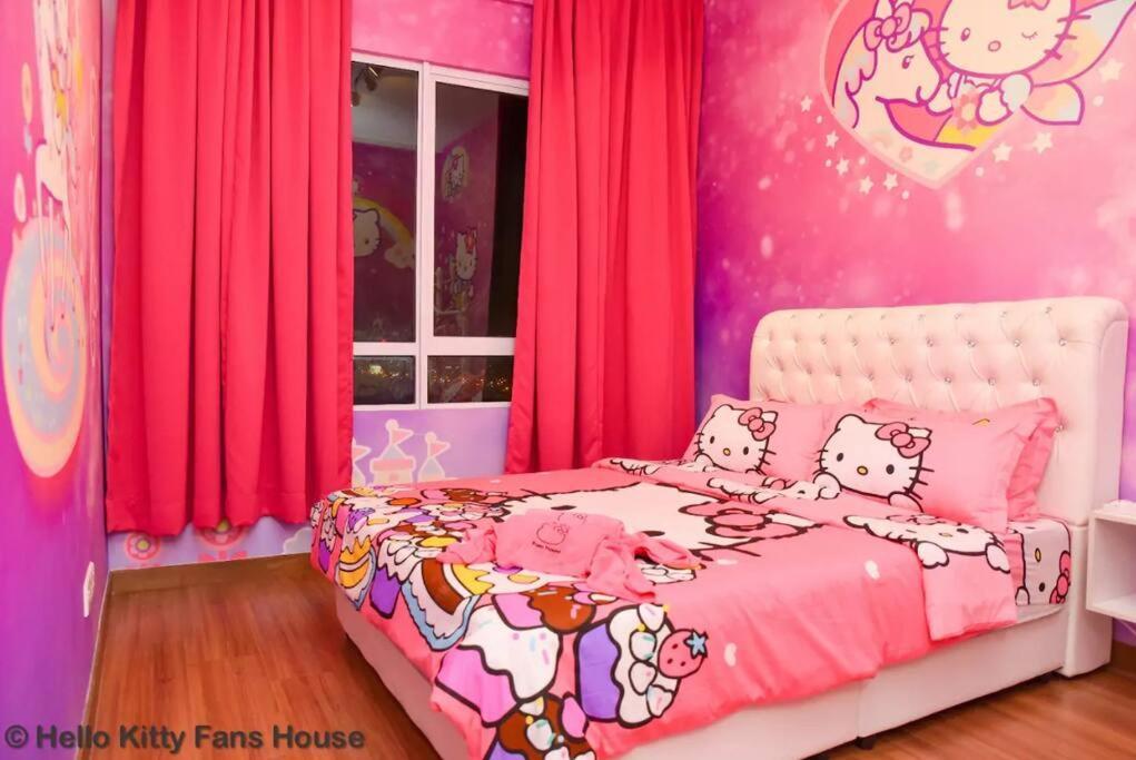 쿠알라룸푸르 Play At Hello Kitty Kawaii Fun House 아파트 외부 사진